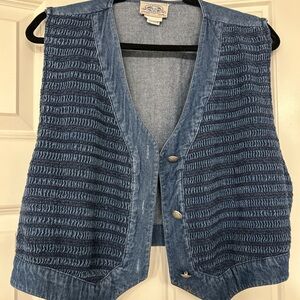 Blue Denim Vest